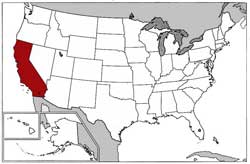 US Map California